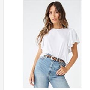 Butterfly Sleeve Knit Top